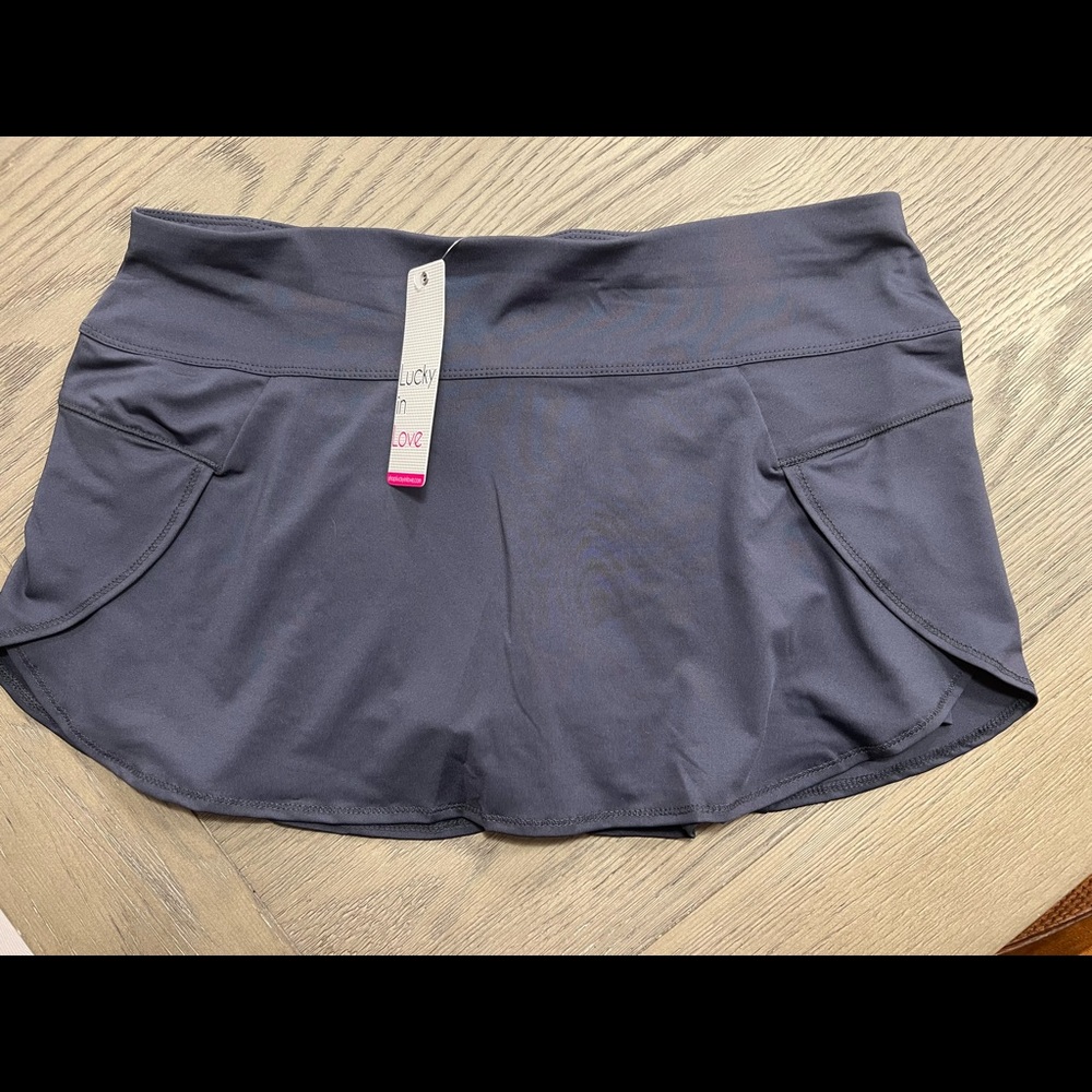 NWT Lucky in Love Tennis Skirt